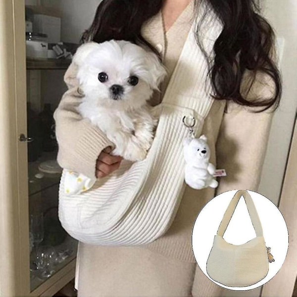 Husdjur Liten Hund Katt Väska Bär Rese Valp Sling Ryggsäck.L. L