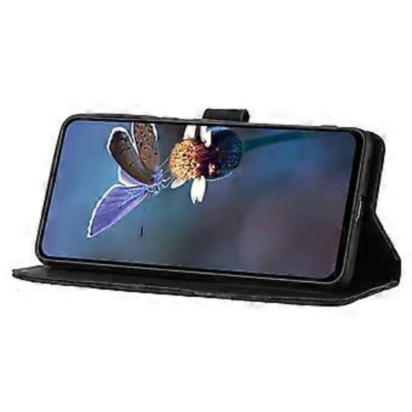 Til Samsung Galaxy A16 5G/A16 4G Etui Blomsterdesign Læder Wallet Telefon Cover med Håndledsrem Style A