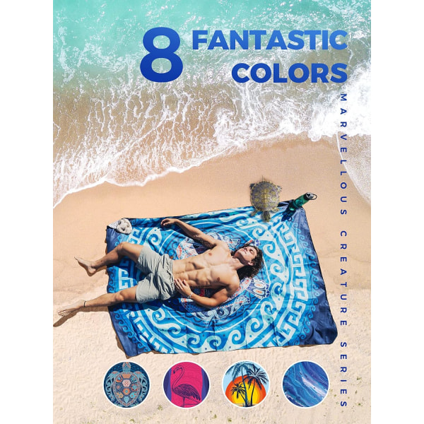 160x80cm Ultralight Microfiber Beach Towel, Quick Drying, Absorb