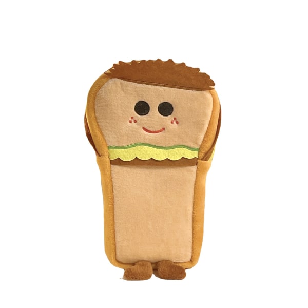 Cute Pencil Case Plush Hamburger Pencil Bag with Bag Big Capacit