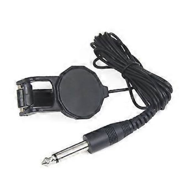 Akustisk Guitar Piezo Pickup 6,35 mm Output Lyd Piezo Kontakt Pickup Udskiftning Clip-on Mikrofon Piezo Pickup