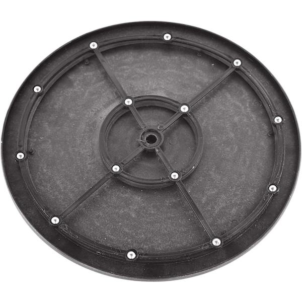 30 cm, med stålkullager, solid plastskulptur, 360° tur