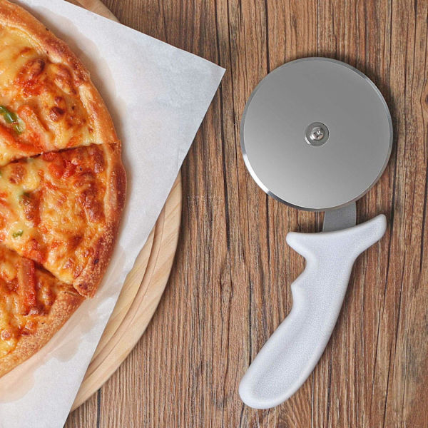 Valkoinen - Pizzaleikkuri, Pizzaleikkuri ruostumattomasta teräksestä