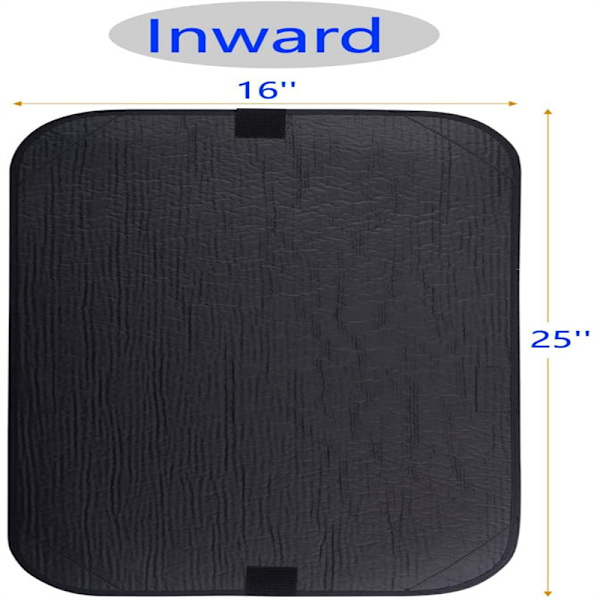 2-pack RV-dörrskuggskydd, mörkläggande tyg RV privat entré