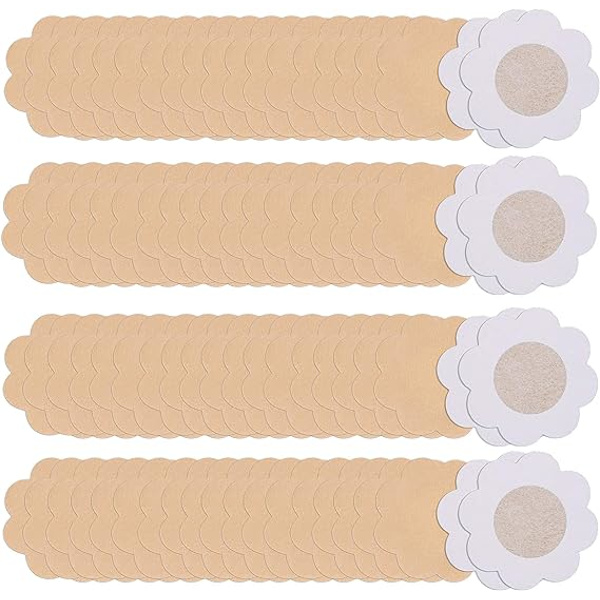 80 st engångsblommiga bröstvårtsskydd i non-woven, bekväma d