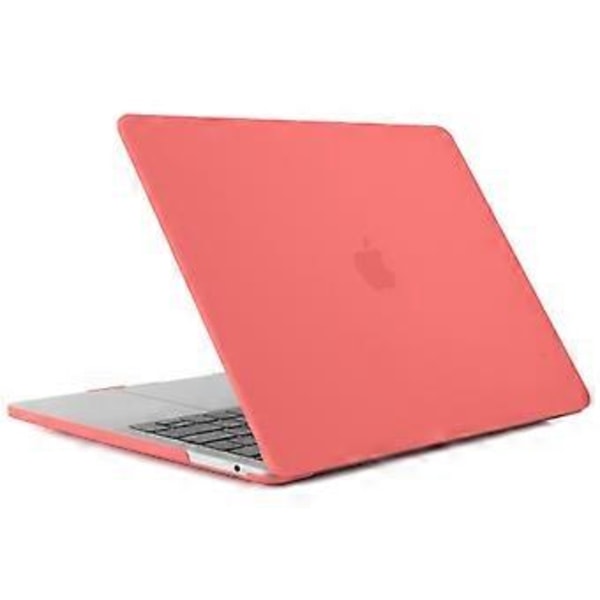 Laptop Frosted Texture PC Skyddsfodral för MacBook Pro 15.4 tum A1707 (2016 - 2017) (Korallröd)