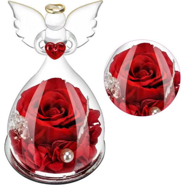 Eternal Rose in Cloche for Women - Rose Forever Rose Gift, Etern