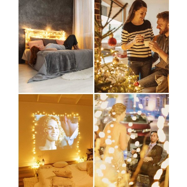 Plug in Fairy Lights, 328ft/100M 800 LED String Lights Vanntett
