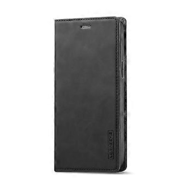 LC.IMEEKE Magnetiskt PU + TPU-fodral för iPhone 13 Pro Black