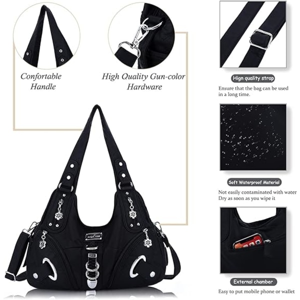 Vesker og håndvesker for kvinner Satchel Håndveske Kvinner Vesker Store