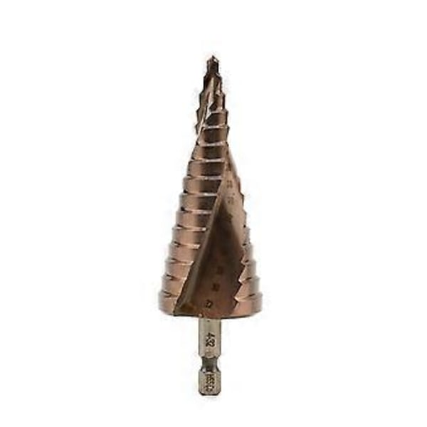 Snabbstål Stegborr 1/4\" Hex Skaft för Metall Trä Plast Professionell Multi Steg Konborr med Beläggning 4 to 32mm