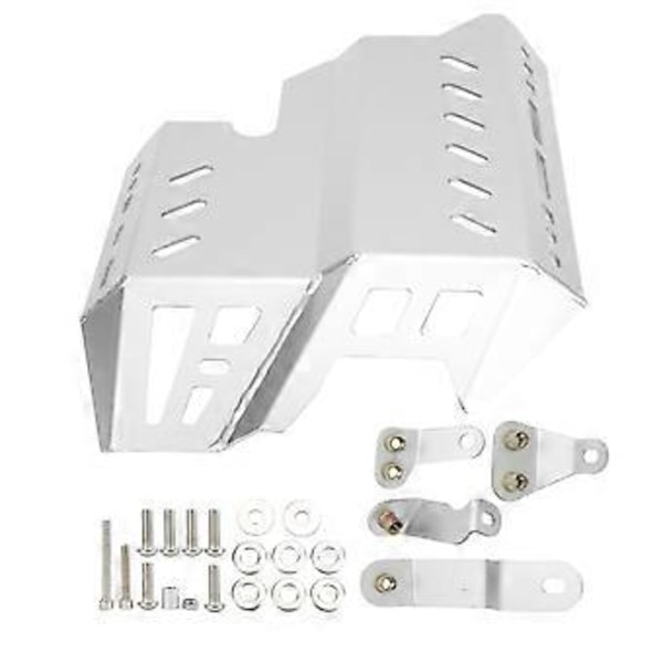 Motorcykelmotor Underskydd Skydd Kolstål Ersättning för CB500X CB400X 20192021Silver