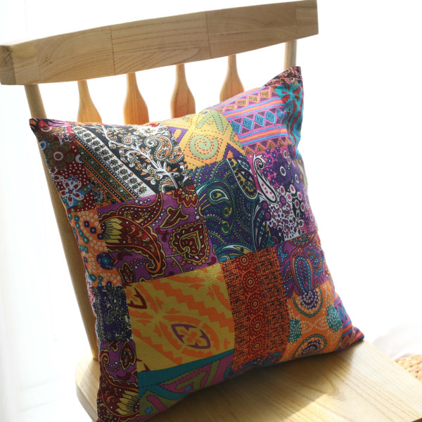 Mandala Cushion Covers 60x60 cm Cotton and Linen Decorative Pill