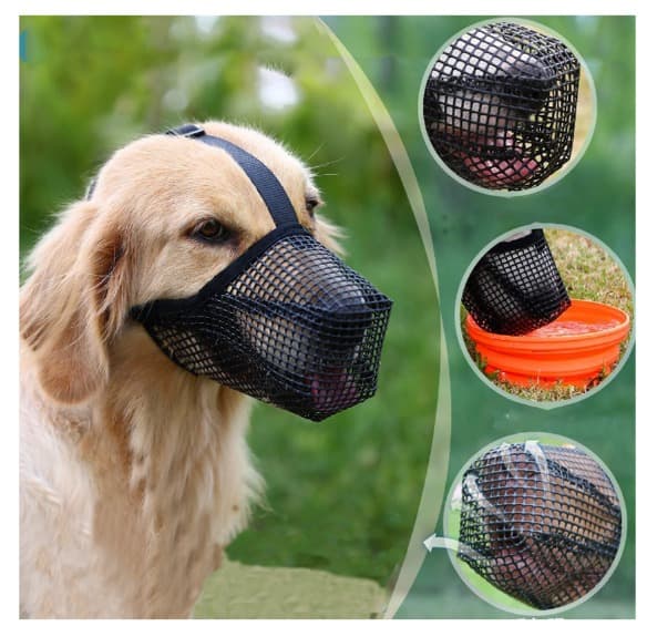Polyester Skallskydd för Korta Raser, Hundmunkorg Anti-bit, A