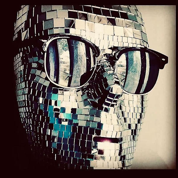 Disco Ball Shining Mirror Mask..