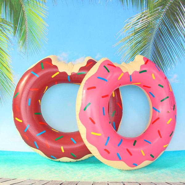 Badering, 1 stk. PVC Oppblåsbar Ring, Donut-formet Flyteelement