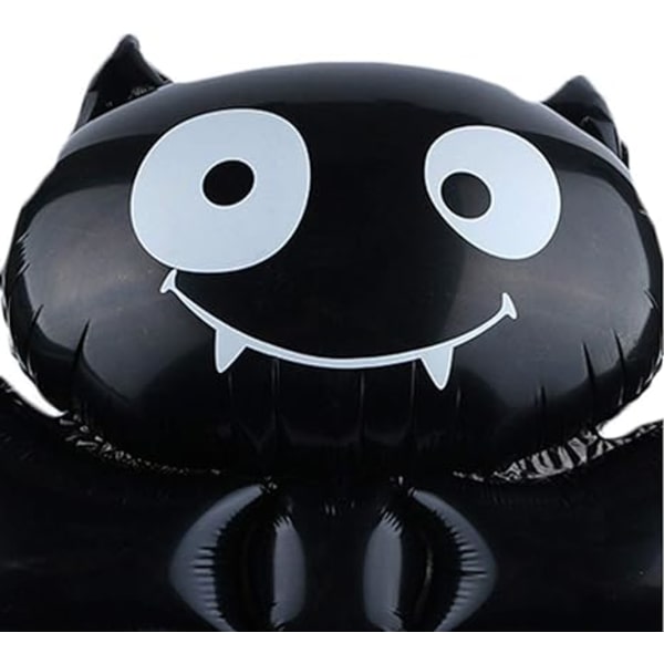 5 stk. Halloween flagermus folie ballon, genanvendelig sort flagermus Mylar ballon Halloween rekvisitter børnelegetøj hjem fest bar dekoration børne gaver