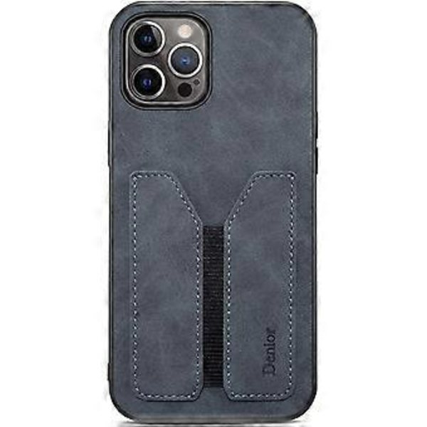 Kotelo iPhone 13 Pro:lle, PU-nahkainen lompakkokotelo luottokorttipaikalla, erittäin ohut suojakotelo iPhone 13 Pro 6,1 tuuman 2021 (harmaa)