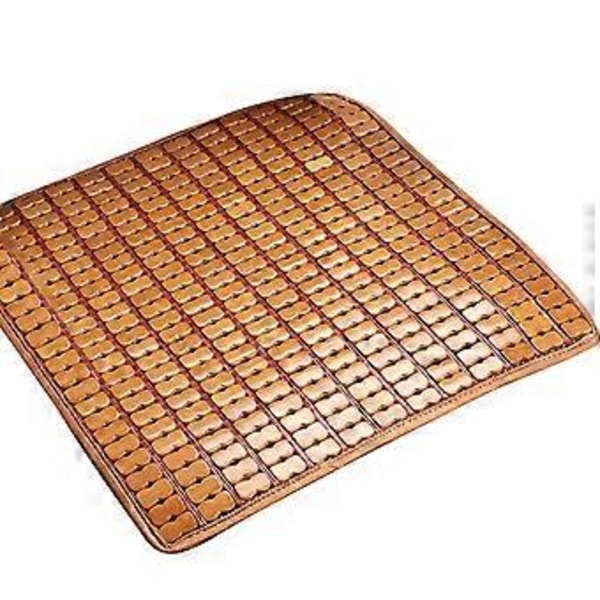 Träsitsdyna för sommaren 45cm 50cm Fyrkantig dyna för sval och bekväm användning i bilstolar, soffor och kontorsstolar Stil 15 Style 15 50cm