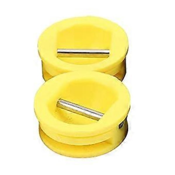 2 st Surfingleash Plug Surfbräda Kopp Plug Board Fotrep Kopp Surfbräda Leash Benrep Plug för Longboards Shortboard Gul Yellow