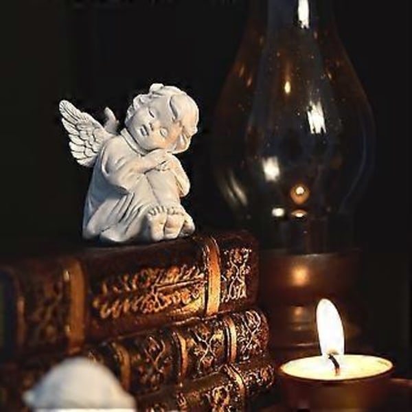 Engel Resin Have Statue Figur Engel Skulptur Boligdekoration