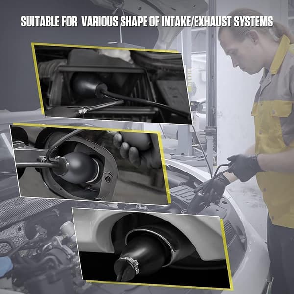 Easy Intake Adapter, Automotive Røgmaskine Blære, Oppustelig