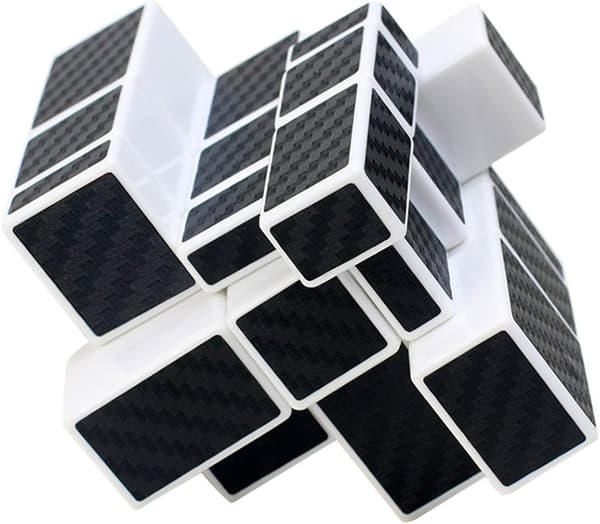 Spejl Puzzle Rubiks Cube Ny Cubo Super Hurtig Kulfiber Stick