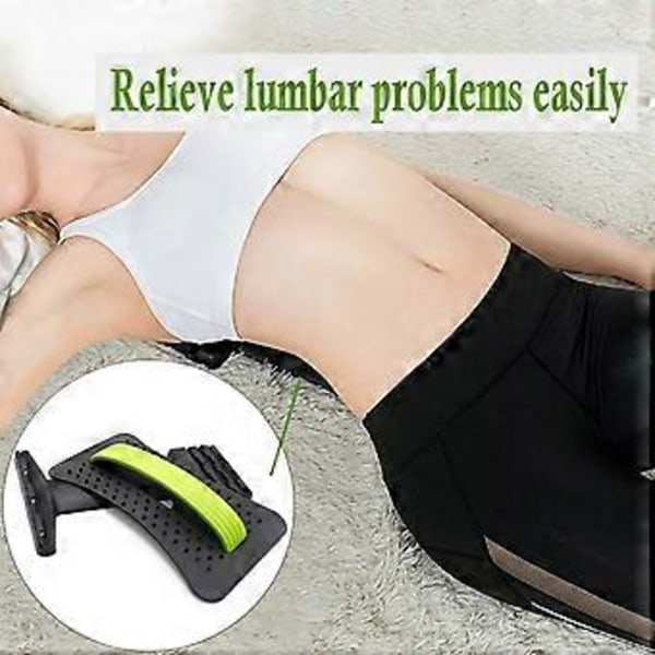 Selkähierontalaitteet, selän venyttäjä, selän venyttäjä, venyttävä lannerangan tuki, Mate Relaxation