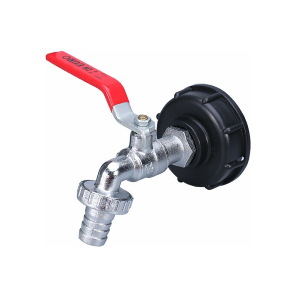 Krom Messing Vandhane Connector 3/4 Udløb 90 Grader Ton Spand Pasform