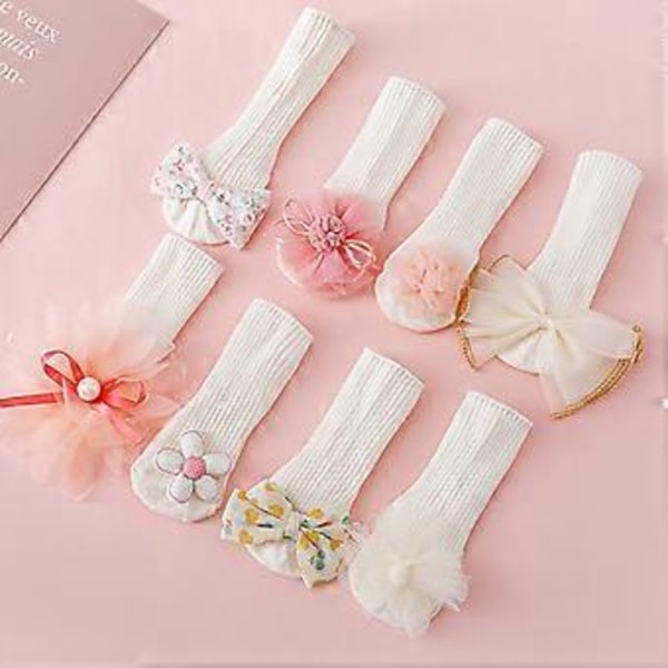 Baby Flickor Strumpor Spets Blomma Tillbehör Nyfödd Bomull Småbarn Halkfria Golvstrumpor Spädbarn Kläder Duschgåva Phnom Penh Knut S Phnom Penh Knot S