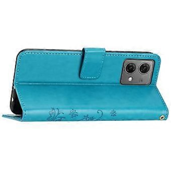 Motorola Moto G85 5G/S50 Neo 5G -kotelo PU-nahkainen puhelinlompakkokotelo hihnalla Style B