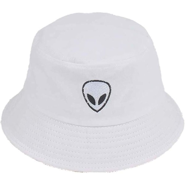 Bucket Hat, Bomull Bucket Hat, Unisex hopfällbar fiskehatt, Sun
