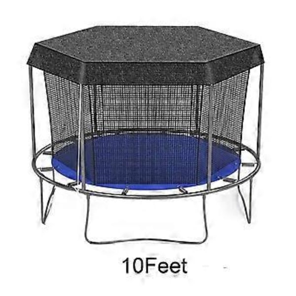 Trampolinskydd, Pålitligt, Utomhussportstillbehör för Lek på Rund Trampolin (10 fot för 6 stänger) For 6 Rods 10 Feet