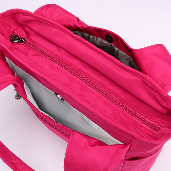 Handbag Women Waterproof Handbag Shoulder Purse Dark Pink