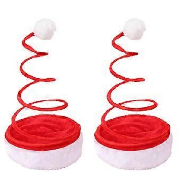 2 stk. Jule Spring Hat Festival Party Sjove Hatte Ornamenter