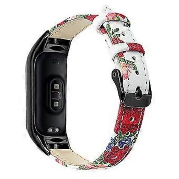 Aitoa lehmännahkaa oleva ranneke Xiaomi Smart Band 8 -älykellolle, musta kellokotelo Style N
