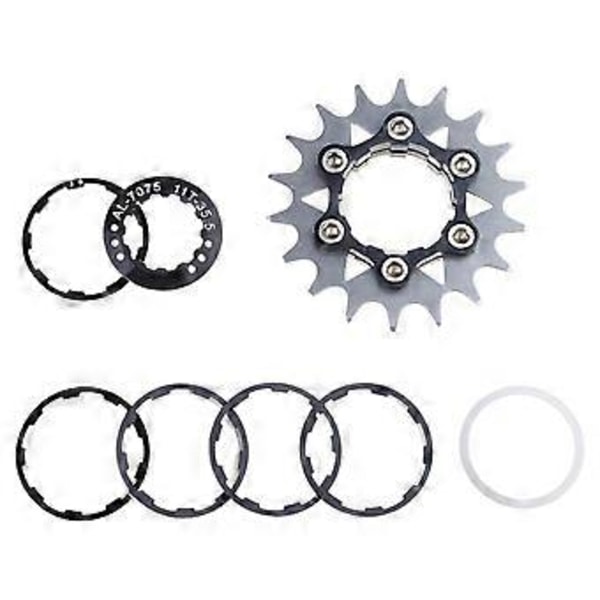 Single Speed Tandhjulskrans Udskiftning Mountainbike Tandhjulskrans Del Cykeltilbehør Holdbar 18T