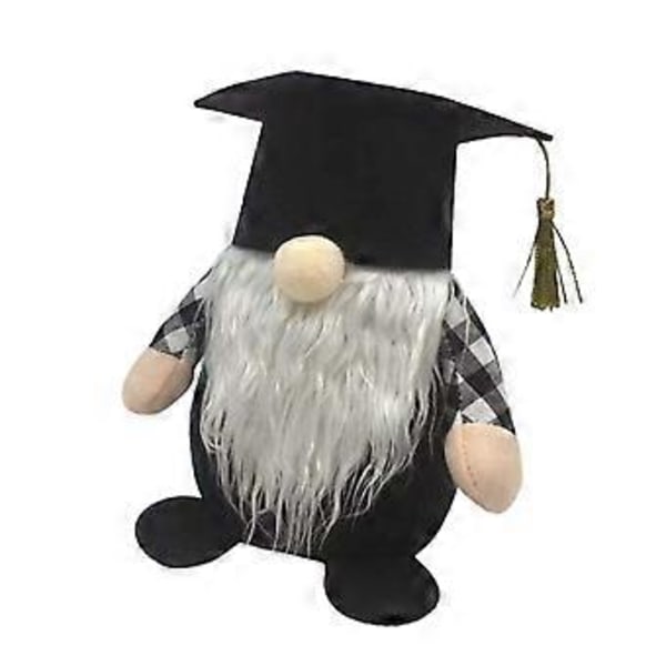 Examensgnome 2025 för Dockprydnad Älva Dvärg Hem Bondgård Kök Dekoration Moustache