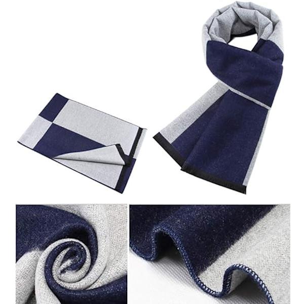 Herrar Halsduk Lång Varm Höst och Vinter Mjuk Bekväm Tartan S