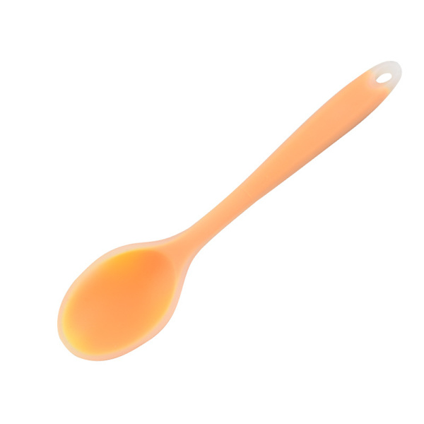 Matkvalitet silikon liten sked mini halvtransparent hög temper