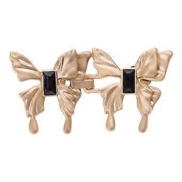 Sommerfuglformet strammer for bukser i livet, justerbart spennesett for livet, bukseknapp for jeans for å gjøre dem strammere - Sub Golden Sub Golden