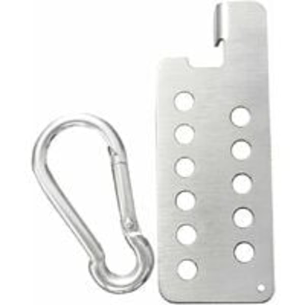 Bærbar dørlås med spenne for hjem, reise, hoteller 8*3cm
