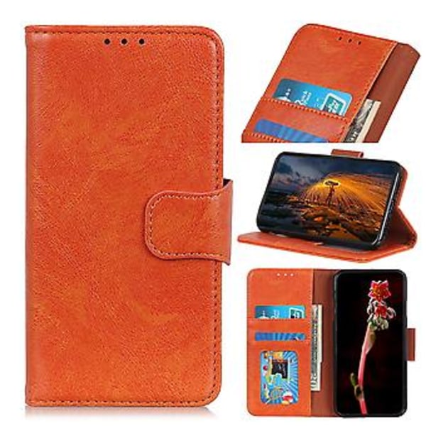 Læderetui til OnePlus Nord N100 Orange