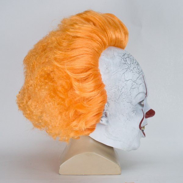 Halloween Maske IT Pennywise til Voksne Klovn Gyser Kostume Cosplay