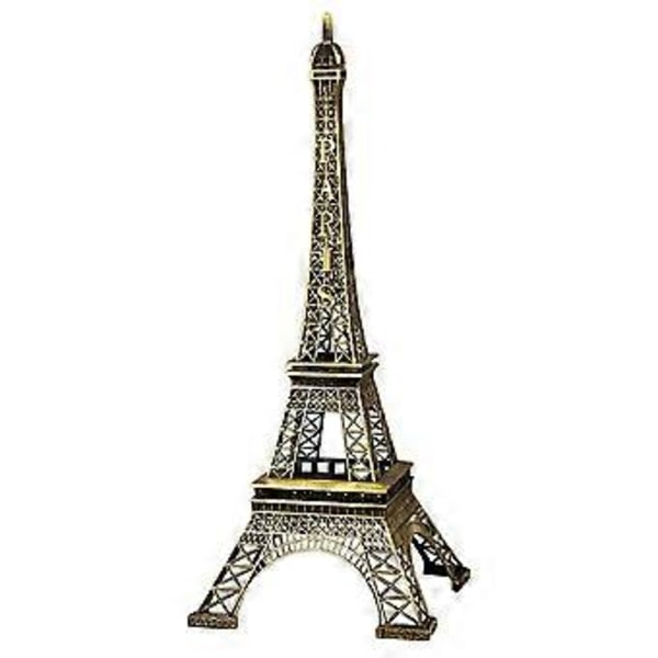 Vintage Eiffeltornet Modell 3D Arkitektonisk Hantverkskonst Staty Modell Paris Landmärke Ornament