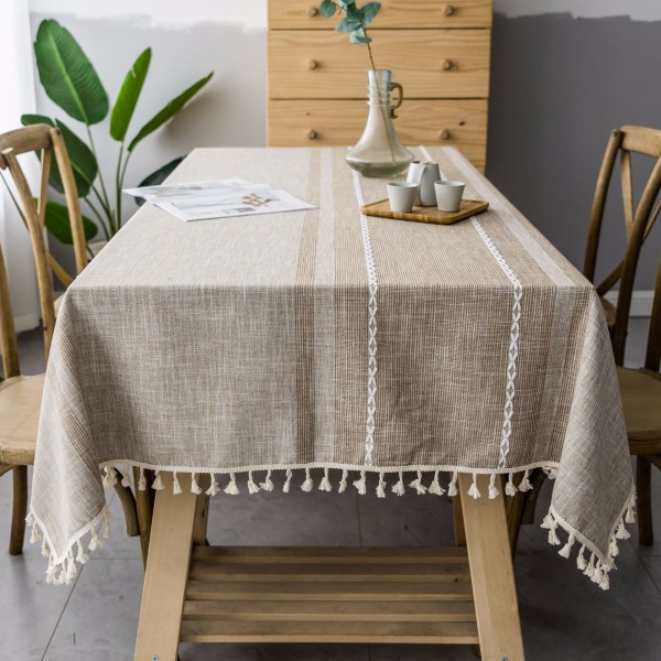 Rektangulär bordsduk för matsal kök inredning, 140 x 240 cm