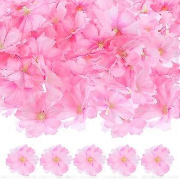 100 stk. DIY Plume Blossom Blomsterhoved Hårnålsfremstillingsmateriale Blomsterornament