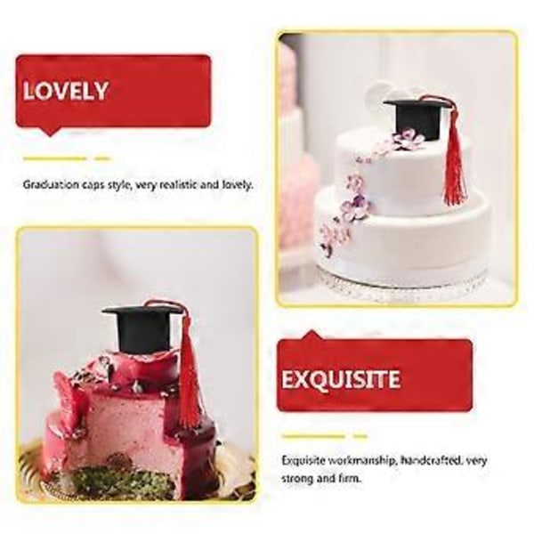 10 stk. Kage Mini Mortérbrætter Mini Dimissionssæson Souvenir Ornamenter