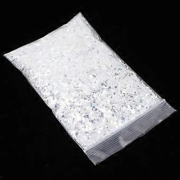 50g Super Bright Glitter Paljetter Hexagonal Form Glitter Ansikte Kropp Öga Nagelkonst Dekoration Glitter