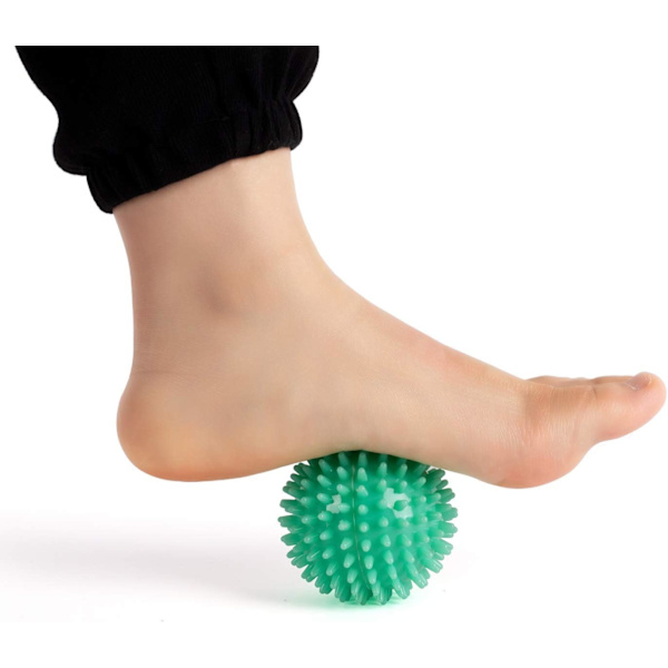 2 stk fotspikmassasjeball for plantar fasciitt fotmassasje